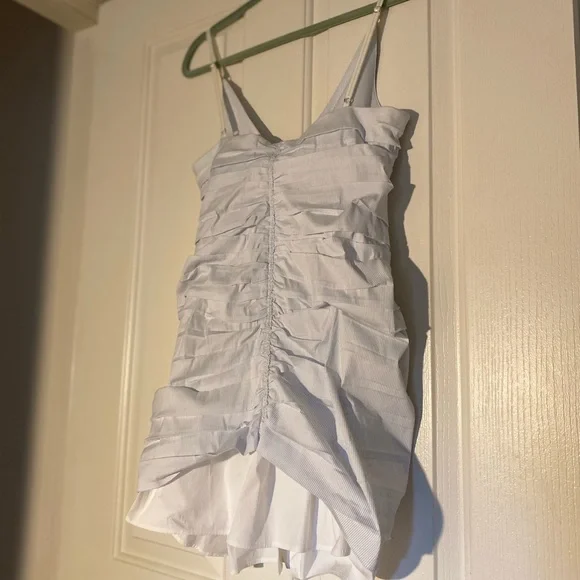 NWT ALEXANDER WANG Ruched Front Zipper Cami Dress 10 $650